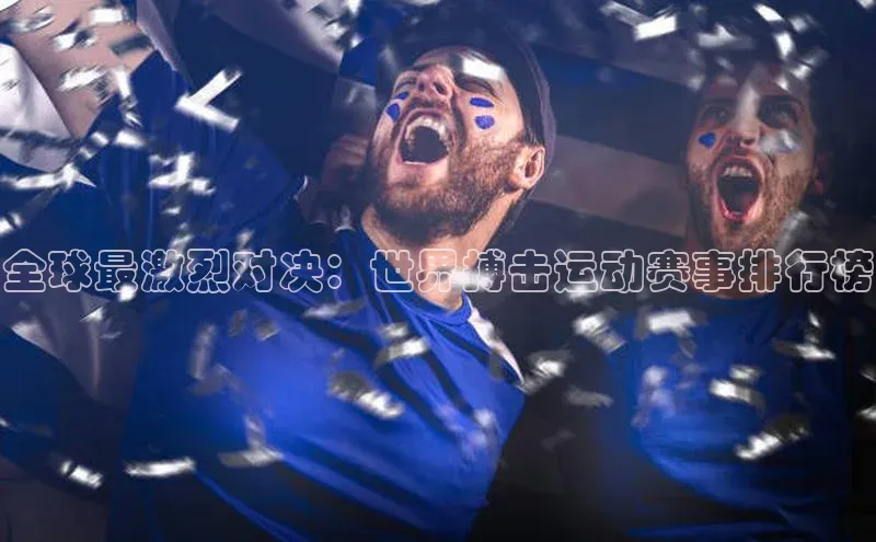 全球最激烈对决：世界搏击运动赛事排行榜